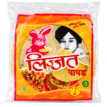 Lijjat Jeera Papad - 200 g
