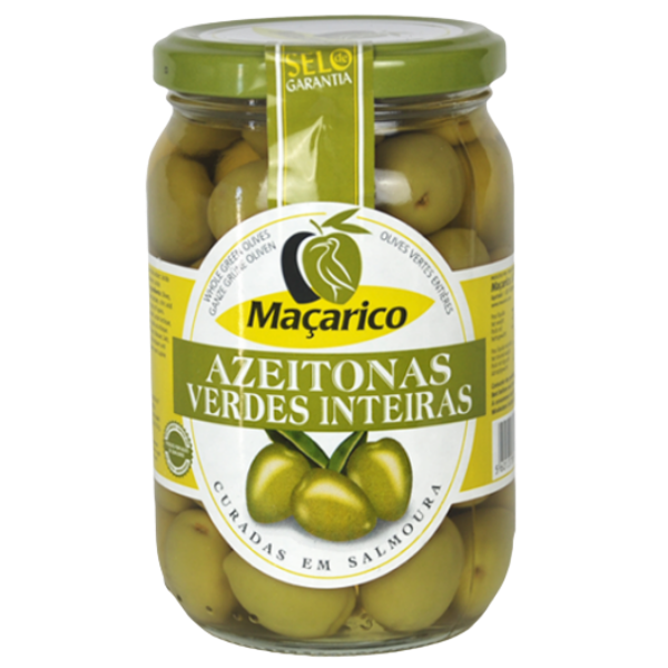 Macarico Whole Green Olives – 210 g