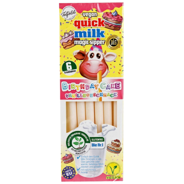 Magic Sipper Quick Milk Vanilla - 6 Straws - 10 g