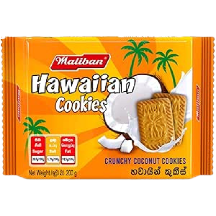 Maliban Hawaiian Cookies – 200 g