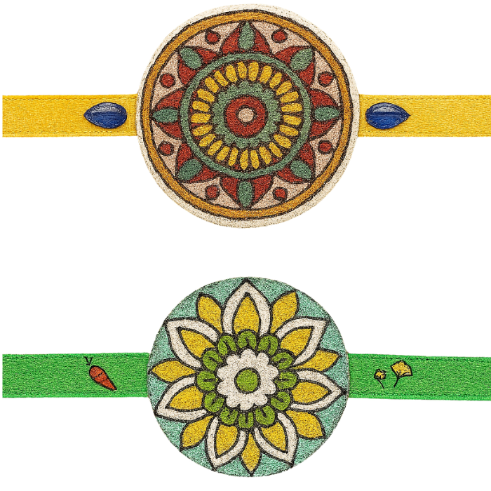 Mandala Bloom Rakhi - Per Pcs