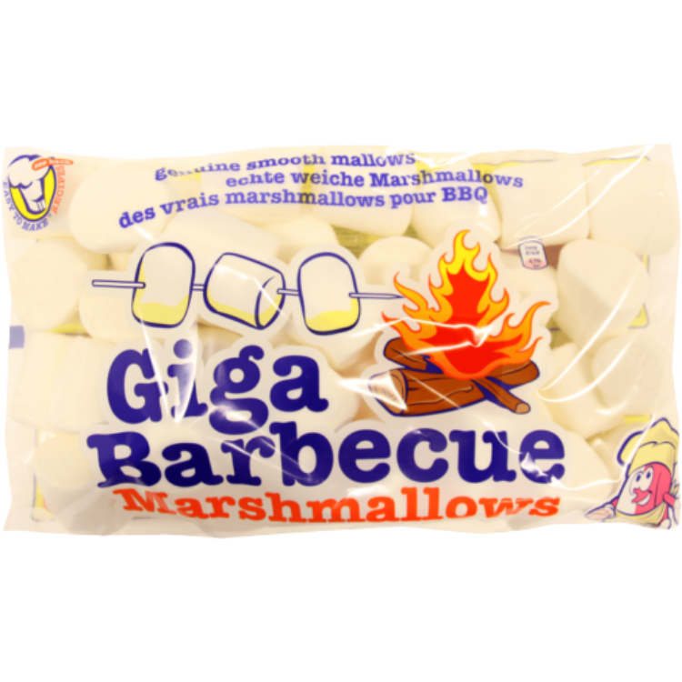 Marshmallows Giga BBQ white - 750 g