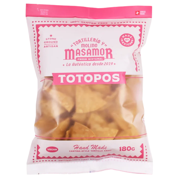 Masamor Yellow Corn Totopos – 180 g