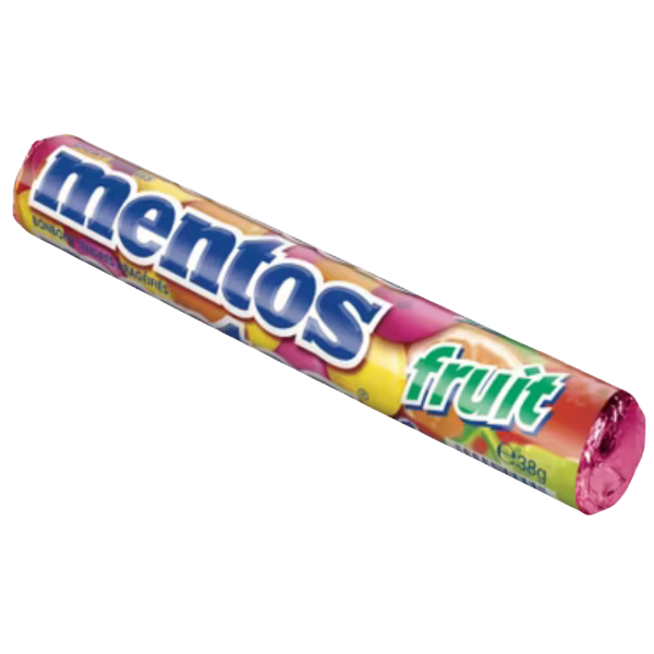 Mentos Rollen Fructh - 38 g