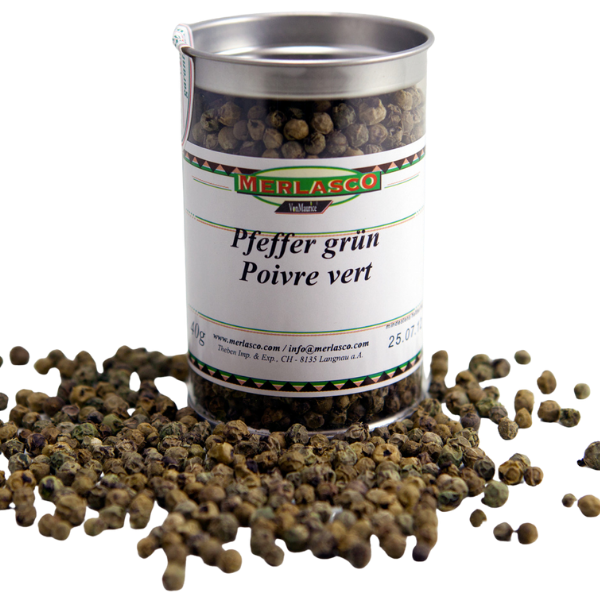 Merlasco Green Peppercorns Whole – 30 g