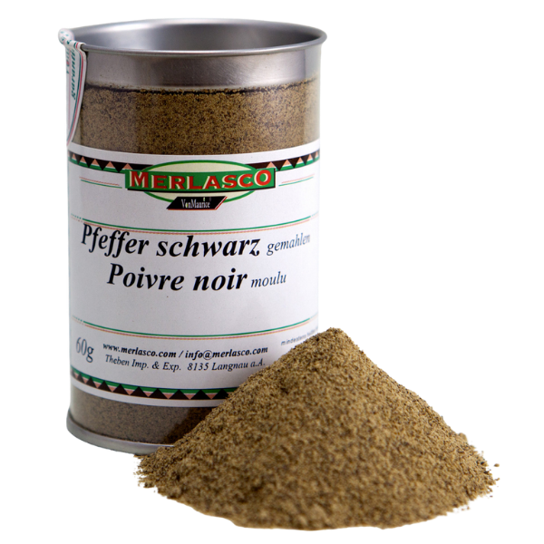 Merlasco Ground Black Pepper – 60 g