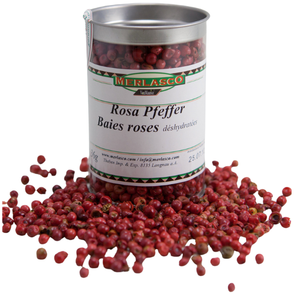 Merlasco Pink Peppercorns Whole – 36 g