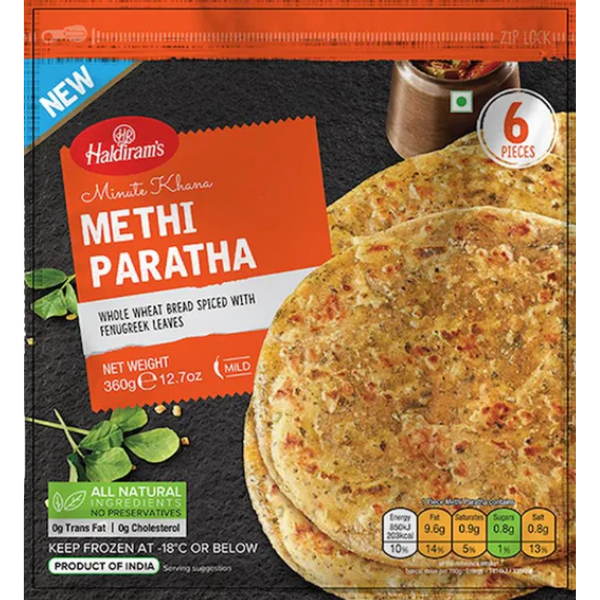 Methi Paratha 6 pcs - 300 g