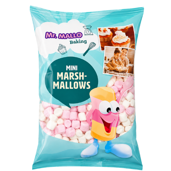 Mini Marshmallows Pink & White – 180 g