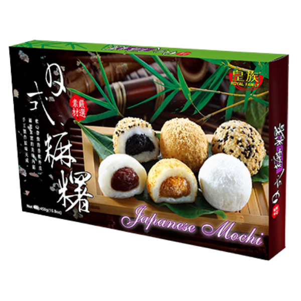 Mochi Japanese Style Mixed (Red Bean / Sesame / Peanut) - 450 g