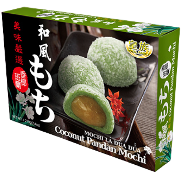 Mochi Japanese Style Pandan + Coconut - 210 g