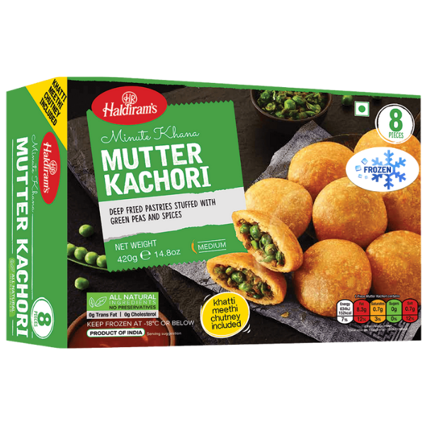 Mutter Kachori (8 pcs) Frozen - 420 g