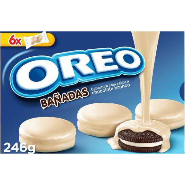 Oreo Banadas White Chocolate Coated Cookies – 246 g