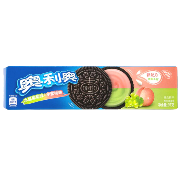 Oreo Sandwich Cookie Grape & Peach - 97 g