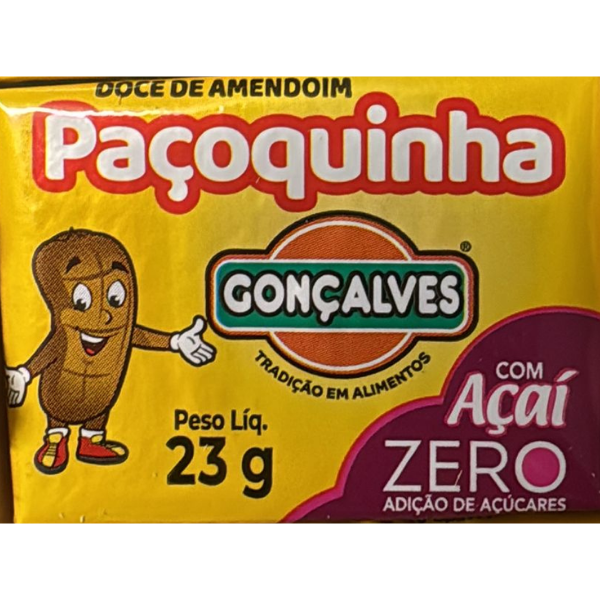 Pacoquinha Zero Sugar with Acai – 23 g