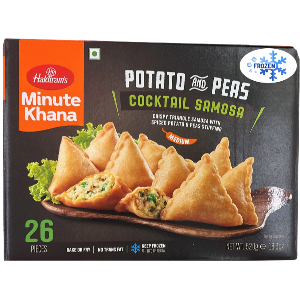 Peas & Potato Cocktail Samosa 26 stk Frozen - 520 g