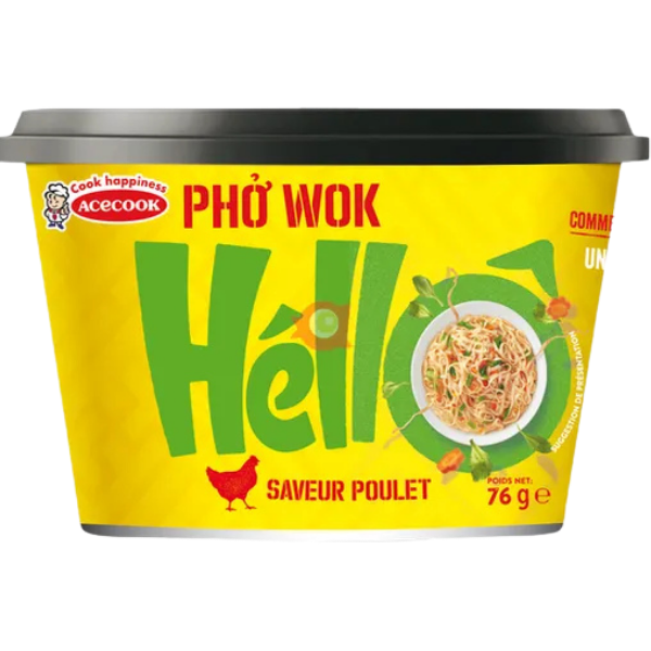 Pho Wok Bowl Instant Noodles Chicken Flavour – 76 g
