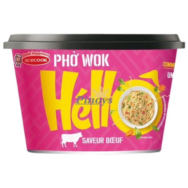 Pho Wok Bowl Instant Noodles Beef Flavour – 76 g