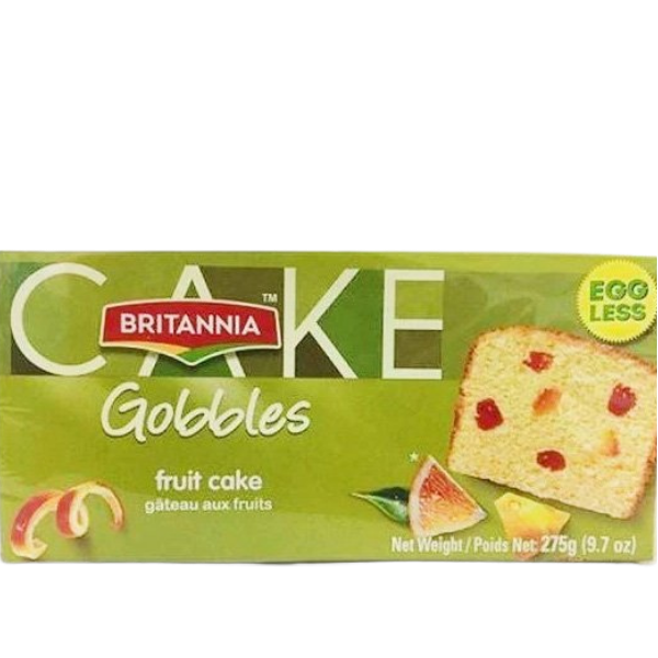 Britannia Gobbles Eggless Fruit Cake – 275 g
