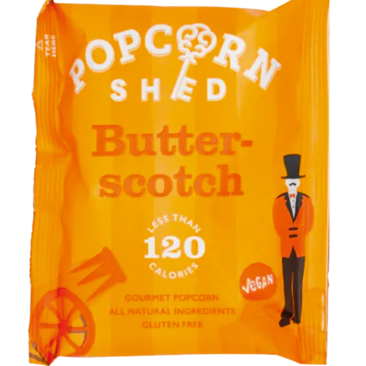 Popcorn Shed Butterscotch Popcorn – 24 g