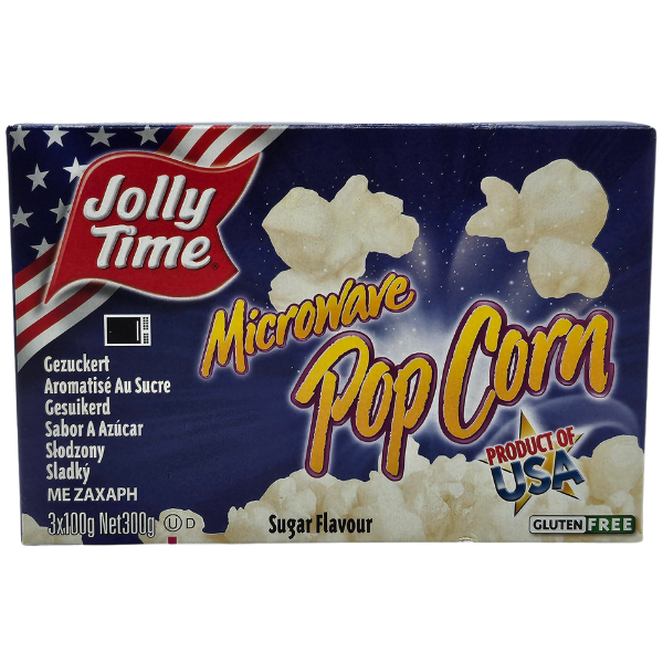 Popcorn Sugar Flavour Microwave - 300 g (300x100 g)