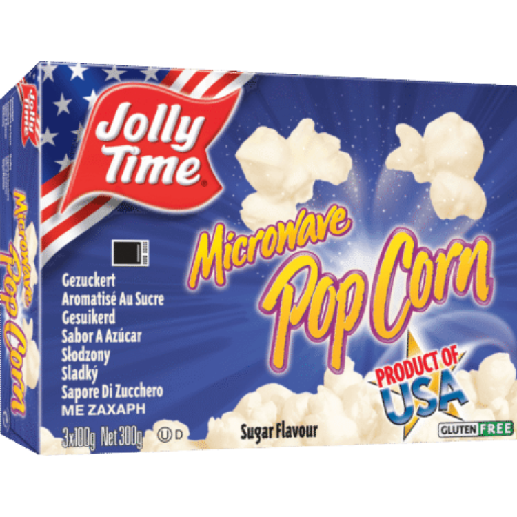 Popcorn Sugar Flavour Microwave - 300 g (300x100 g)