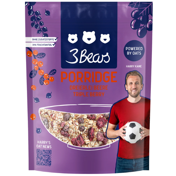 Porridge Triple Berry  – 400 g
