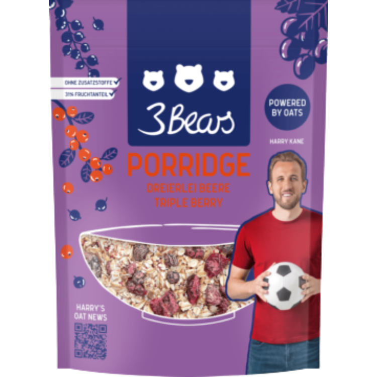 Porridge Triple Berry  – 400 g