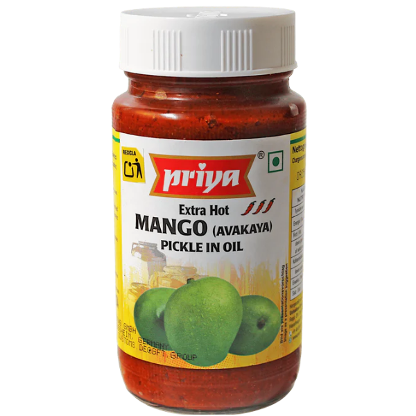Priya Extra Hot Mango Pickle (Avakaya) – 300 g