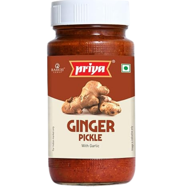 Priya Ginger Pickle with Garlic – 300 g
