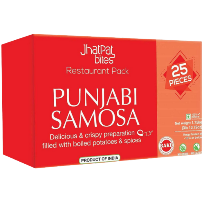 Punjabi Samosa Value Pack (25 pcs) Frozen - 1.75 kg