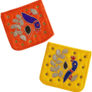 Gift Pouch Rakhi - Embroidered ( Mixed Colours ) Per Pcs