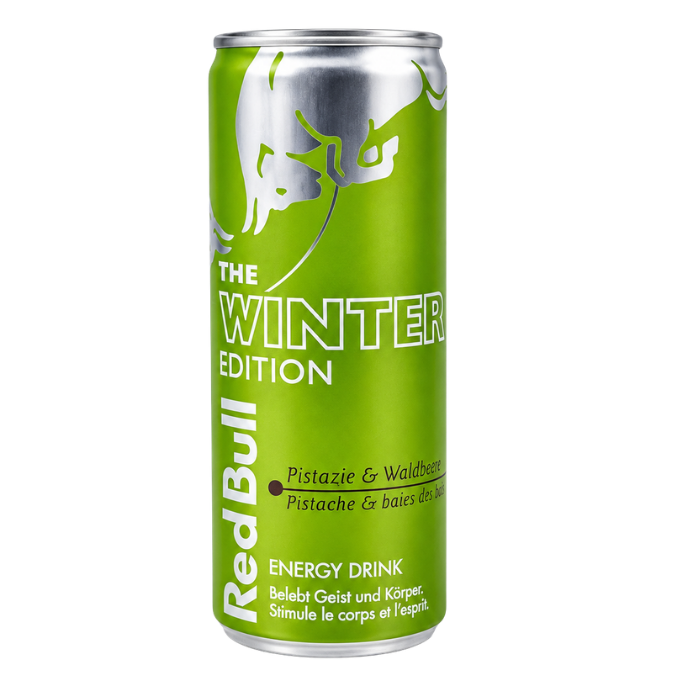 Red Bull Winter Edition – Pistachio & Waldbeeren