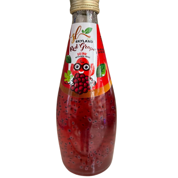 Basil Seed Drink Red Grape - 290 ml