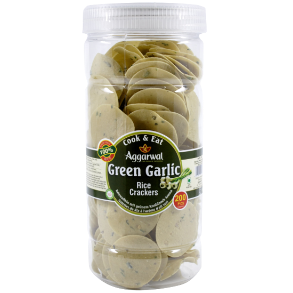 Rice Cracker Green Garlic - 250 g