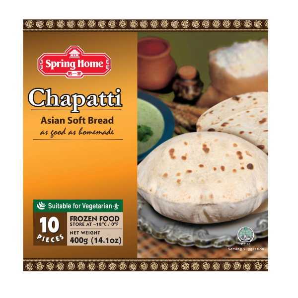 Roti Chapatti Plain 10 Pcs - 400 g