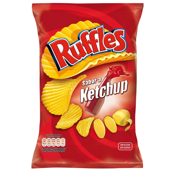 Ruffles Ketchup Potato Chips – 115 g