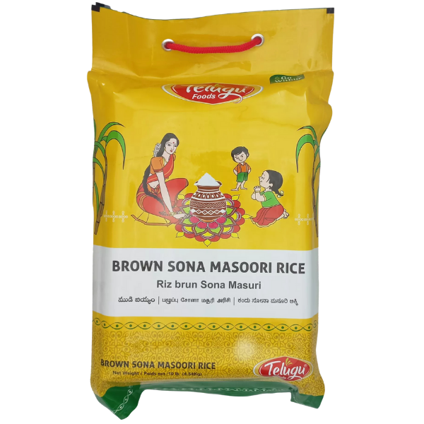 STF Brown Sona Masoori Rice - 5 Kg