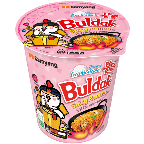 Samyang Buldak Hot Chicken Flavour Carbonara Cup – 80 g