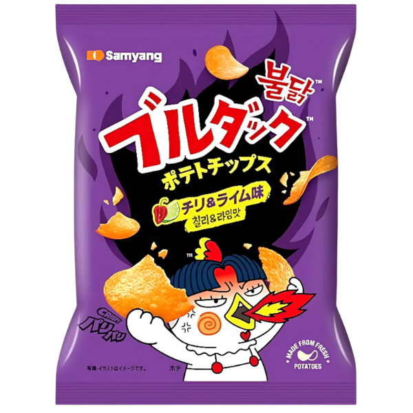Samyang Buldak Potato Chips Chili & Lime – 80 g