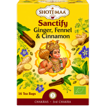 Sanctify (Goldene Mitte)- Ginger, Fennel, Cinnamon - 16 teabags - 32 g
