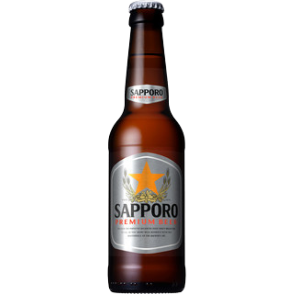 Sapporo Premium Lager Beer – 330 ml (4.8% Alc.)