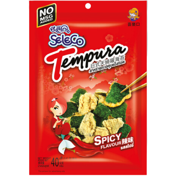 Seaweed Snack Spicy Tempura Battered - 40 g