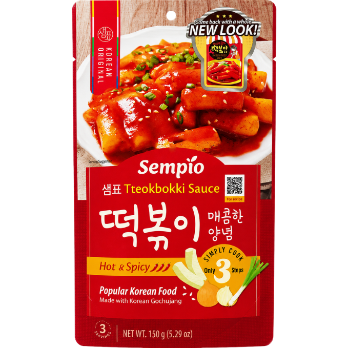 Sempio Tteokbokki Sauce Hot & Spicy – 150 g