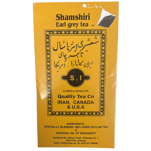 Shamshiri  Earl Grey 100 Teabags – 200 g