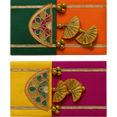 Silk Shagun Envelopes Rakhi - Per Pcs