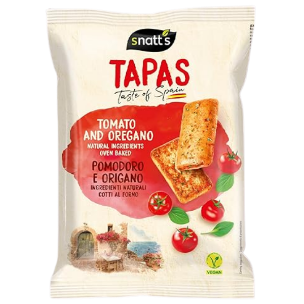 Snatt's Tapas Tomato & Oregano – 120 g