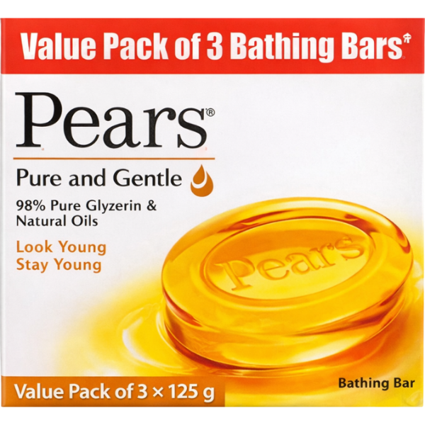 Soap Pears (Value Pack of 3) - 125 g
