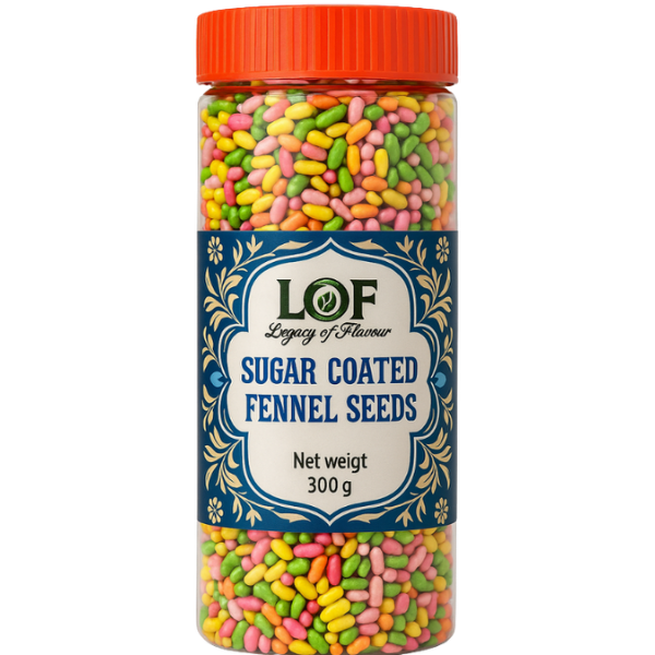 Sugar Coated Fennel Seeds – 300 g