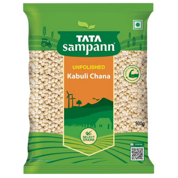 Tata Unpolished Kabuli Chana - 500 g